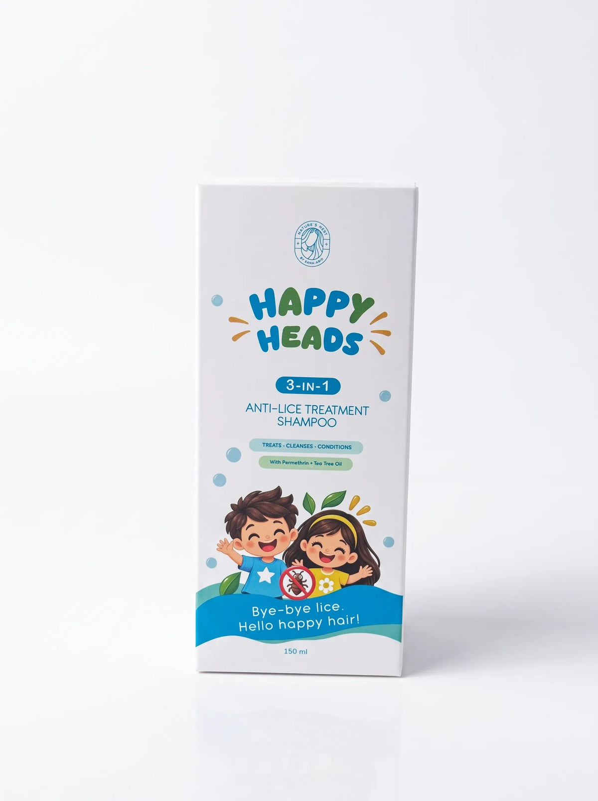 Happy Heads 3 in 1 Lice Treatment Shampoo