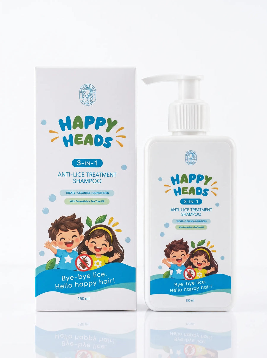 Happy Heads 3 in 1 Lice Treatment Shampoo