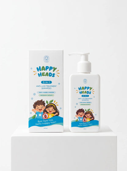Happy Heads 3 in 1 Lice Treatment Shampoo