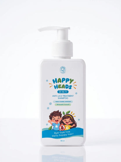 Happy Heads 3 in 1 Lice Treatment Shampoo