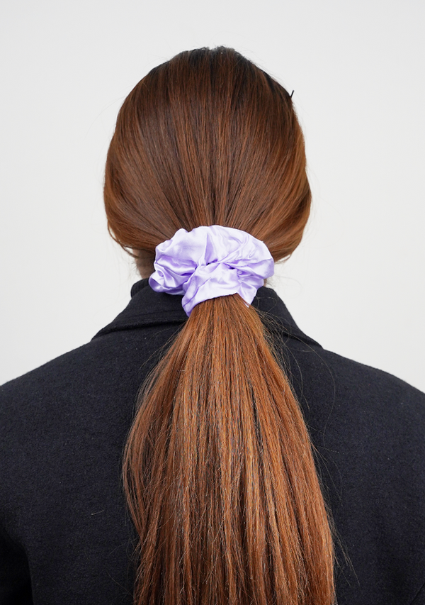 Silk scrunchie Purple