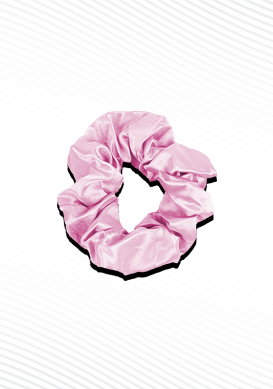 Pink Silk Scrunchies